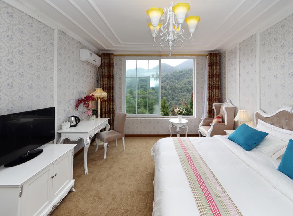לשאן Panshan Tingquan Tuwo Holiday Resort חדר תמונה