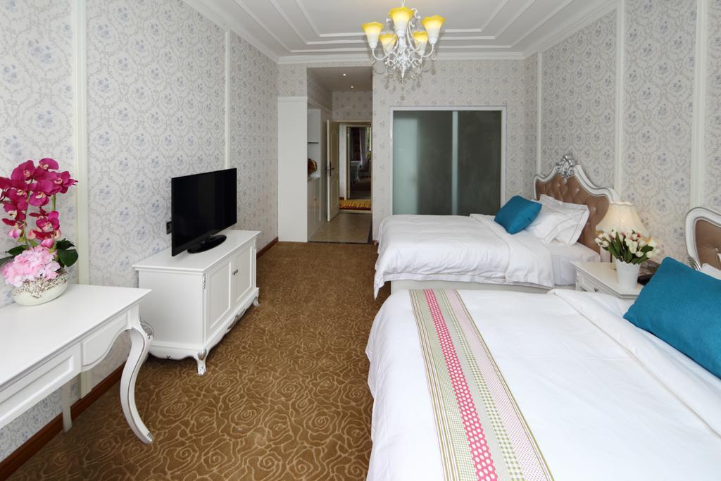 לשאן Panshan Tingquan Tuwo Holiday Resort חדר תמונה