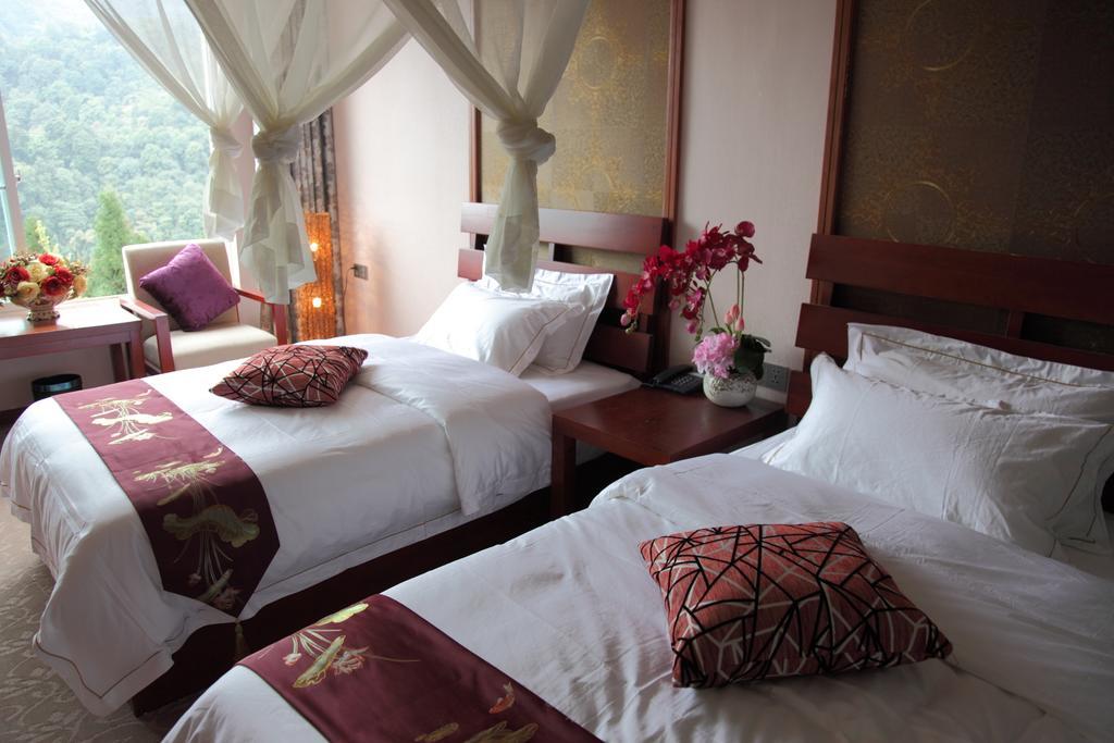 לשאן Panshan Tingquan Tuwo Holiday Resort חדר תמונה