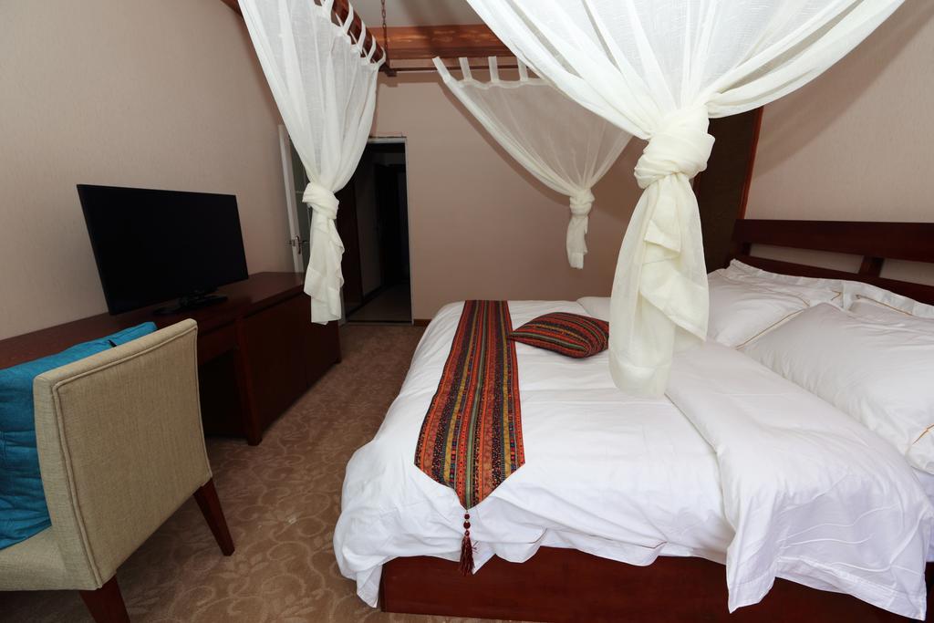 לשאן Panshan Tingquan Tuwo Holiday Resort חדר תמונה