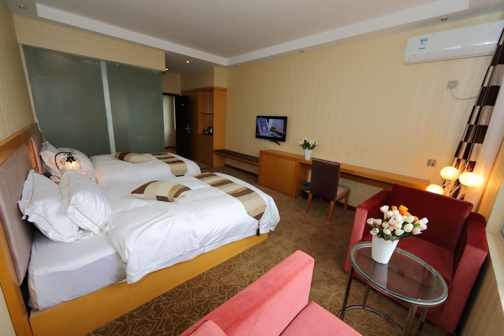 לשאן Panshan Tingquan Tuwo Holiday Resort חדר תמונה