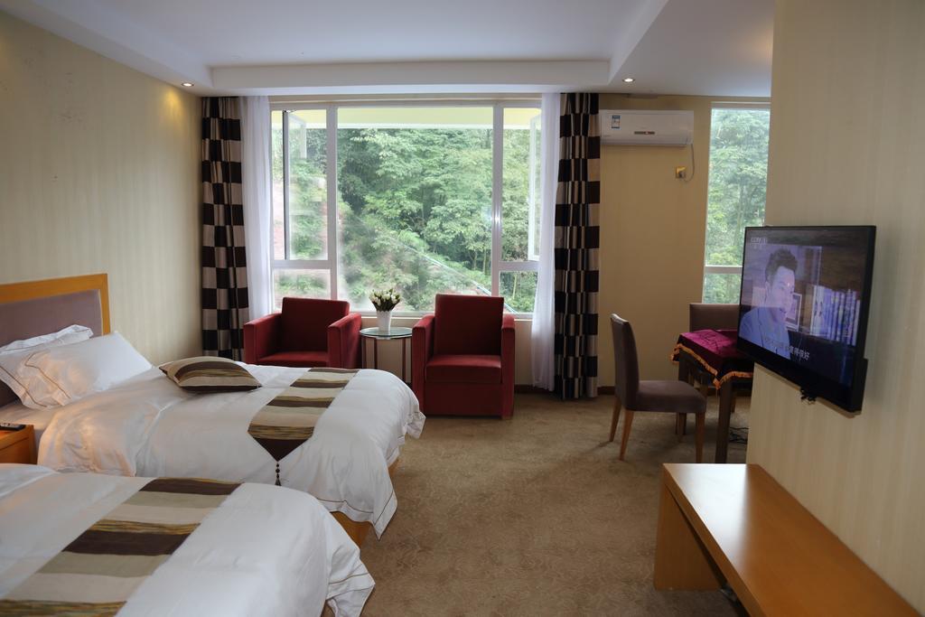 לשאן Panshan Tingquan Tuwo Holiday Resort חדר תמונה