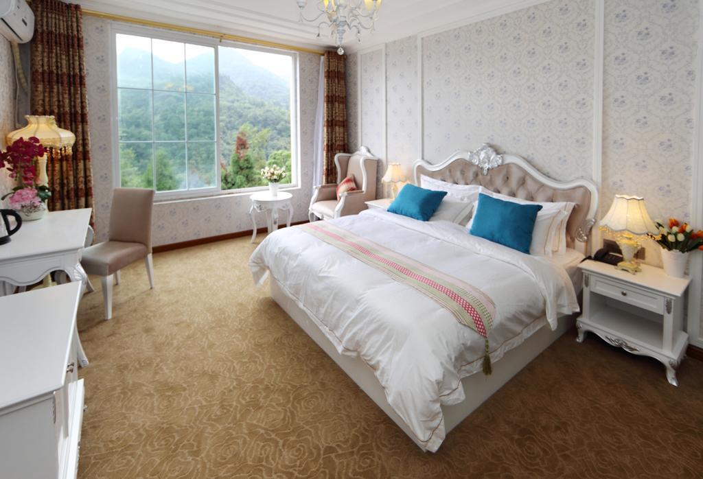 לשאן Panshan Tingquan Tuwo Holiday Resort חדר תמונה