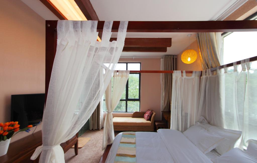 לשאן Panshan Tingquan Tuwo Holiday Resort חדר תמונה