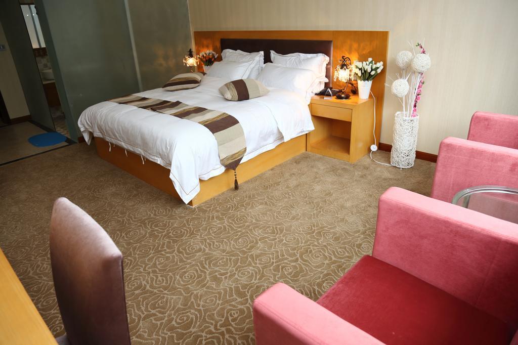 לשאן Panshan Tingquan Tuwo Holiday Resort חדר תמונה