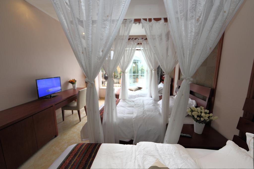 לשאן Panshan Tingquan Tuwo Holiday Resort חדר תמונה