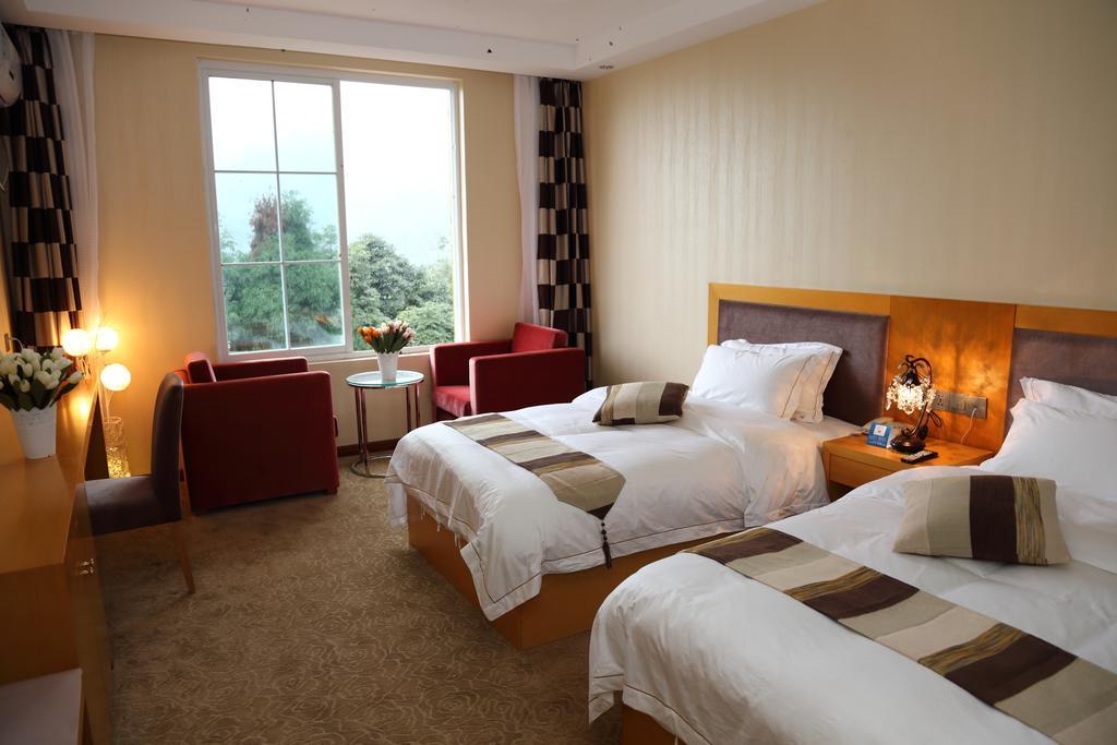 לשאן Panshan Tingquan Tuwo Holiday Resort חדר תמונה