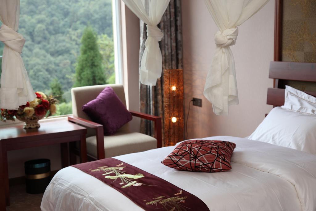 לשאן Panshan Tingquan Tuwo Holiday Resort חדר תמונה