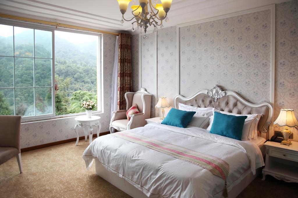 לשאן Panshan Tingquan Tuwo Holiday Resort חדר תמונה
