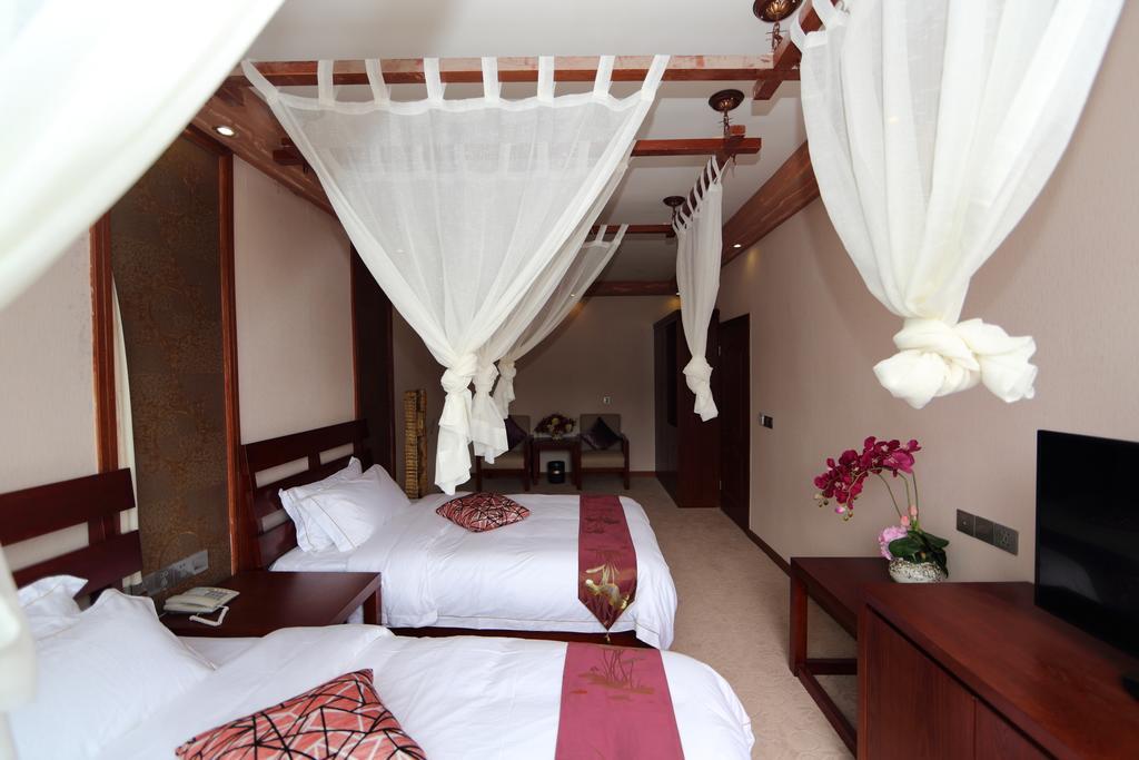 לשאן Panshan Tingquan Tuwo Holiday Resort חדר תמונה