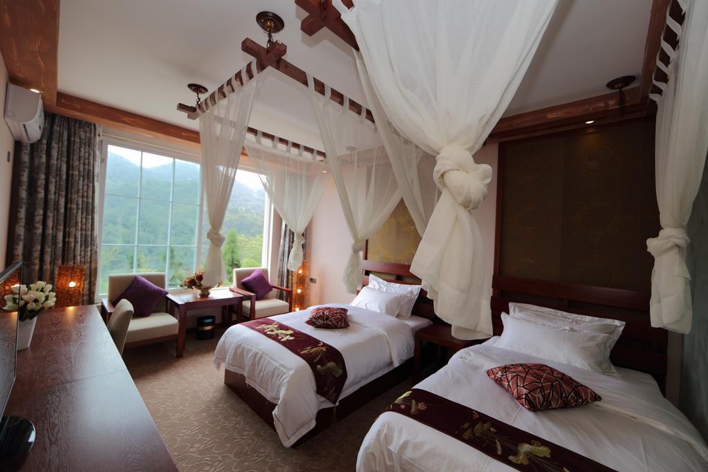 לשאן Panshan Tingquan Tuwo Holiday Resort חדר תמונה