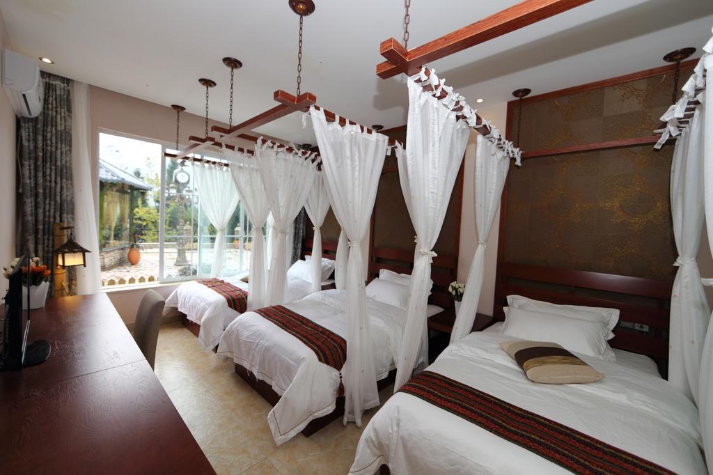 לשאן Panshan Tingquan Tuwo Holiday Resort חדר תמונה